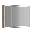 Картинка анонса товара «зеркальный шкаф sancos mirror mi100ech 990x150х740 мм, с led подсветкой, дуб чарльстон»
