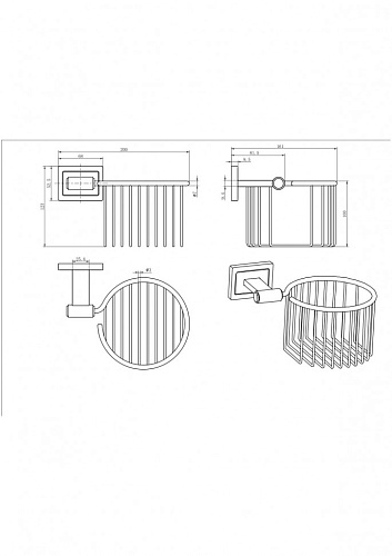 Держатель освежителя воздуха CeramaLux 12317 хром Держатель освежителя воздуха CeramaLux 12317 хром