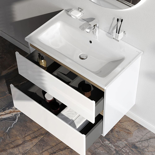 Тумба под раковину AM.PM X-Joy M85AFHX0802WG подвесная, 80 см, белый Тумба под раковину AM.PM X-Joy M85AFHX0802WG подвесная, 80 см, белый