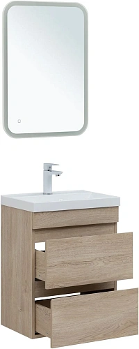 Тумба под раковину Aquanet Нота New 50 дуб светлый 00334196 подвесная Тумба под раковину Aquanet Нота New 50 дуб светлый 00334196 подвесная