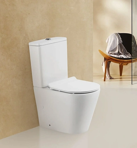 Унитаз напольный BelBagno FLAY-TOR BB2149CP-TOR/BB2149T/BB2111SC безободковый с сиденьем Унитаз напольный BelBagno FLAY-TOR BB2149CP-TOR/BB2149T/BB2111SC безободковый с сиденьем