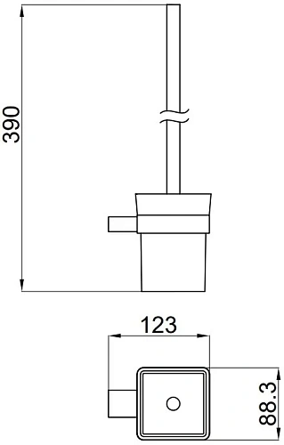 Ершик для унитаза Allen Brau Infinity 6.21008-00 Ершик для унитаза Allen Brau Infinity 6.21008-00