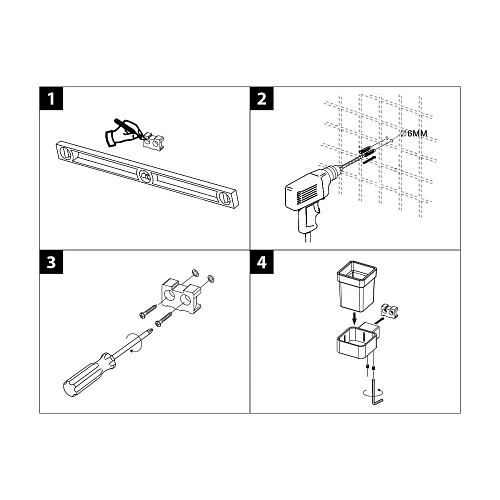 Стакан Lemark SMOOTH LINE с держателем, графит 9736015 Стакан Lemark SMOOTH LINE с держателем, графит 9736015