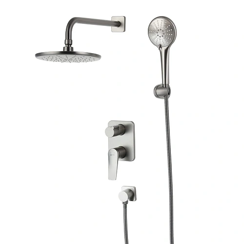 Душевая система Lemark Bronx LM3729GM встраиваемый, графит Душевая система Lemark Bronx LM3729GM встраиваемый, графит