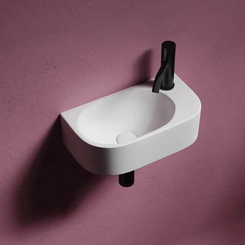 Раковина Ceramica Nova ELEMENT CN6066L белый подвесная Раковина Ceramica Nova ELEMENT CN6066L белый подвесная