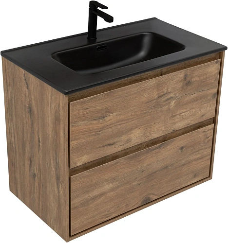 Тумба под раковину Aquanet Милан 80 дуб рустикальный 00336379 подвесная Тумба под раковину Aquanet Милан 80 дуб рустикальный 00336379 подвесная