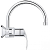 Картинка анонса товара «смеситель для кухни grohe eurosmart new, настенный с высоким изливом, хром (32482002)»