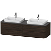 Картинка анонса товара «тумба под раковину duravit happy d.2 plus hp4974b6969 подвесная 160 см средиземноморский орех»