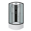 Картинка анонса товара «душевая кабина niagara classic ng-6709-14bkt (1000х1000х2100)высокий поддон (45см) стекло прозрачное черные профиля 67091414bkt»