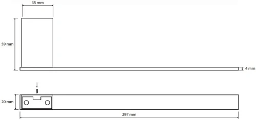 Полотенцедержатель Bemeta VIA 135004044 Полотенцедержатель Bemeta VIA 135004044