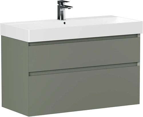 Тумба под раковину Allen Brau Infinity 100 1.210027.CGM олива матовый Тумба под раковину Allen Brau Infinity 100 1.210027.CGM олива матовый