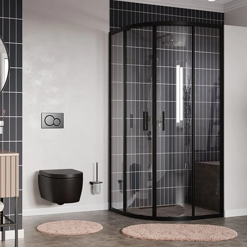 Душевой уголок WasserKRAFT Dill 61S01 черный Душевой уголок WasserKRAFT Dill 61S01 черный
