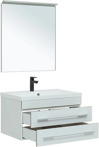 Тумба под раковину Aquanet Верона 75 New белый матовый 00272422 Тумба под раковину Aquanet Верона 75 New белый матовый 00272422