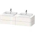 Тумба под раковину Duravit Happy D.2 Plus HP4974B2222 подвесная 160 см белая Тумба под раковину Duravit Happy D.2 Plus HP4974B2222 подвесная 160 см белая