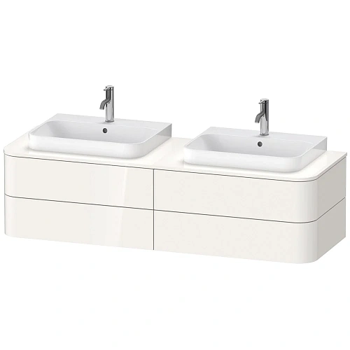 Тумба под раковину Duravit Happy D.2 Plus HP4964B2222 подвесная 160 см белая Тумба под раковину Duravit Happy D.2 Plus HP4964B2222 подвесная 160 см белая