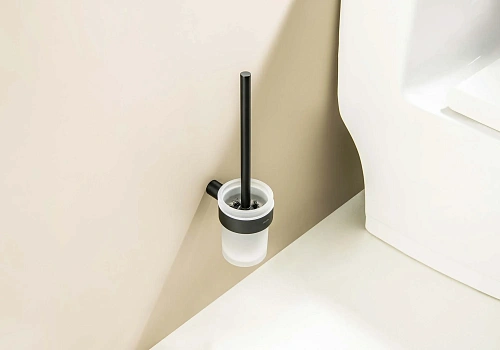 Ершик для унитаза Aquatek ЛИРА AQ4410MB черный матовый Ершик для унитаза Aquatek ЛИРА AQ4410MB черный матовый