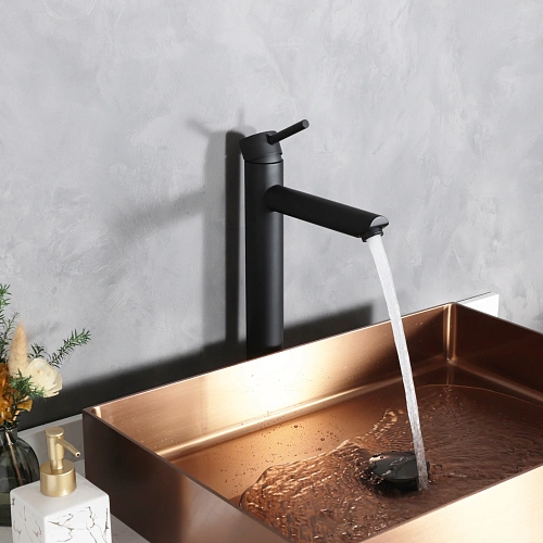 Смеситель для раковины Gid Berlin SS080-BM-D SS080BMD черный матовый Смеситель для раковины Gid Berlin SS080-BM-D SS080BMD черный матовый