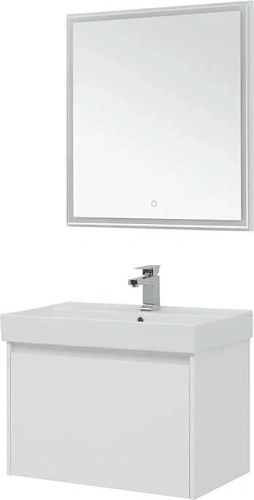 Комплект мебели Aquanet Nova Lite 75 белый (1 ящик) 00242296 Комплект мебели Aquanet Nova Lite 75 белый (1 ящик) 00242296