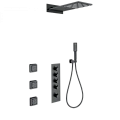 Душевая система Wonzon & Woghand с термостатом, встраиваемая, черный матовый (WW-D4100-MB) Душевая система Wonzon & Woghand с термостатом, встраиваемая, черный матовый (WW-D4100-MB)
