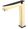 Картинка анонса товара «смеситель для раковины boheme q 142-gb.2 gold black.2»