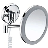 Зеркало косметическое WasserKRAFT K-1004 с LED-подсветкой, 3-х кратным увеличением хром Зеркало косметическое WasserKRAFT K-1004 с LED-подсветкой, 3-х кратным увеличением хром