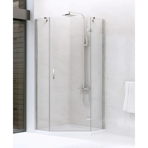 Душевой уголок NEW TRENDY NEW AZURA P 90x90x195 K-0338 (хром) Душевой уголок NEW TRENDY NEW AZURA P 90x90x195 K-0338 (хром)