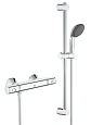 Смеситель для душа GROHE Precision Start с душевым гарнитуром, хром (34597000) термостат Смеситель для душа GROHE Precision Start с душевым гарнитуром, хром (34597000) термостат