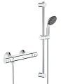 Смеситель для душа GROHE Precision Start с душевым гарнитуром, хром (34597000) термостат Смеситель для душа GROHE Precision Start с душевым гарнитуром, хром (34597000) термостат