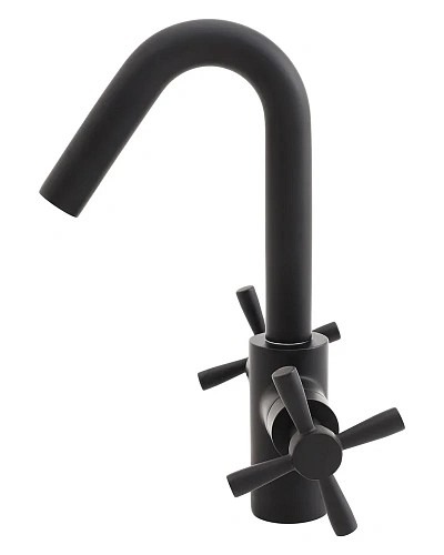 Смеситель для раковины Orange Mia M34-011b черный Смеситель для раковины Orange Mia M34-011b черный