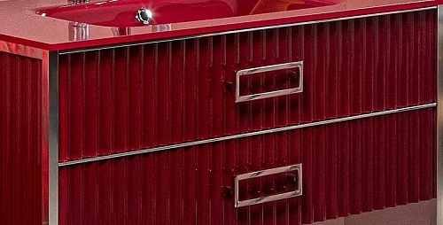 Тумба под раковину Boheme MONACO 100см h74см бордо глянец + хром под раковину чашу 867-100-RCR Тумба под раковину Boheme MONACO 100см h74см бордо глянец + хром под раковину чашу 867-100-RCR