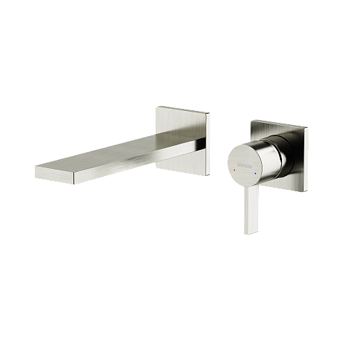 Смеситель для раковины SANCOS Linn SC9021BN c внутренней частью, брашированный никель Смеситель для раковины SANCOS Linn SC9021BN c внутренней частью, брашированный никель