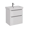 Тумба под раковину Lemark BUNO 70 см подвесная/напольная, серый/белый LM04B70T Тумба под раковину Lemark BUNO 70 см подвесная/напольная, серый/белый LM04B70T