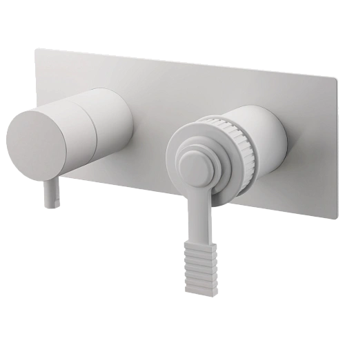 Смеситель для душа Remer Atelier AL92ZWBBO, белый матовый Смеситель для душа Remer Atelier AL92ZWBBO, белый матовый