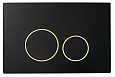 Детальная картинка товара «клавиша смыва boheme black gold круглая 663»