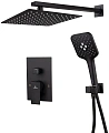 Душевая система Kaiser Sonat 34877-9 скрытого монтажа черный матовый Душевая система Kaiser Sonat 34877-9 скрытого монтажа черный матовый