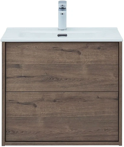 Тумба под раковину Aquanet Lino 60 (Flat) дуб веллингтон 00287541 Тумба под раковину Aquanet Lino 60 (Flat) дуб веллингтон 00287541
