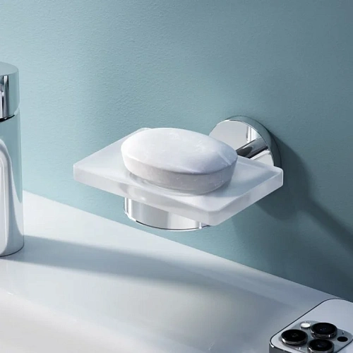 Мыльница AM.PM X-Joy A85A34200, стеклянная хром Мыльница AM.PM X-Joy A85A34200, стеклянная хром