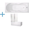 Картинка анонса товара «акриловая ванна aquanet viola 180x75 (+ шторка aquanet alfa 4 nf6222-pivot) 00204047 + 00196049»