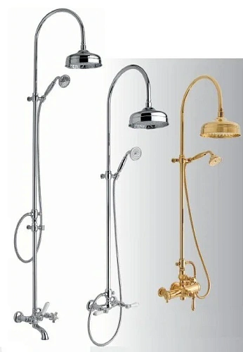 Смеситель для душа Nicolazzi Tradizionale 1425CR78 хром/78 P.M.Blanc Смеситель для душа Nicolazzi Tradizionale 1425CR78 хром/78 P.M.Blanc