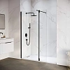 Душевая перегородка RGW Walk In WA-051B (WA-010B + Z-071B) 1400 мм 351005143-14 черный, Easy Clean Душевая перегородка RGW Walk In WA-051B (WA-010B + Z-071B) 1400 мм 351005143-14 черный, Easy Clean