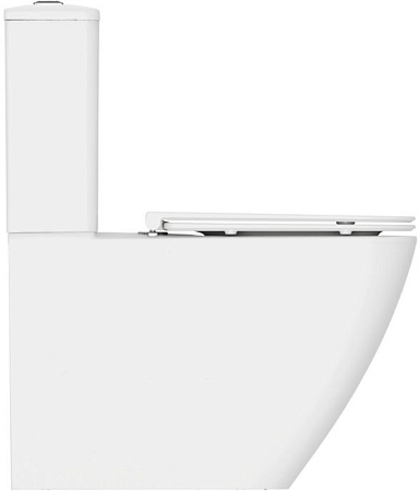 Чаша напольного унитаза Allen Brau Liberty 4.33013.20 с крышкой, белый