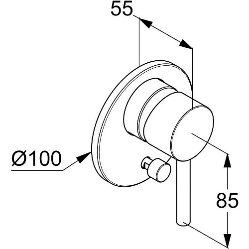 Душевая система Kludi BOZZ 387363976 черный матовый Душевая система Kludi BOZZ 387363976 черный матовый