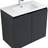 Тумба под раковину Aquanet Алвита New 80 2 дверцы, антрацит 00277527 Тумба под раковину Aquanet Алвита New 80 2 дверцы, антрацит 00277527