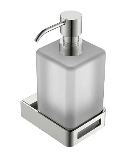 Дозатор жидкого мыла Boheme Q 10957-NB никель Дозатор жидкого мыла Boheme Q 10957-NB никель