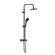 Душевая система Damixa Jupiter 977800300 с термостатом черный Душевая система Damixa Jupiter 977800300 с термостатом черный