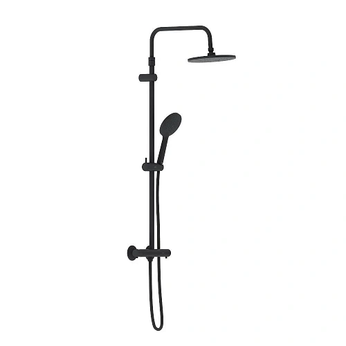Душевая система Damixa Jupiter 977800300 с термостатом черный Душевая система Damixa Jupiter 977800300 с термостатом черный