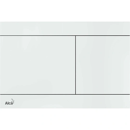 Клавиша смыва AlcaPlast FUN-WHITE белый глянцевый Клавиша смыва AlcaPlast FUN-WHITE белый глянцевый