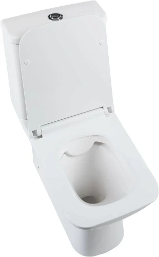 Чаша напольного унитаза Aquanet Rimless Cube-C CL-12248B с сиденьем Чаша напольного унитаза Aquanet Rimless Cube-C CL-12248B с сиденьем