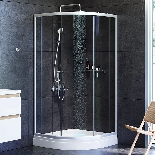 Душевой уголок AM.PM X-Joy W88G-205-090MT64 Twin Slide, 90x90, профиль хром матовый Душевой уголок AM.PM X-Joy W88G-205-090MT64 Twin Slide, 90x90, профиль хром матовый