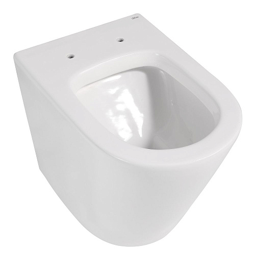 Унитаз приставной ABBER Bequem AC1113 белый, безободковый с крышкой микролифт Унитаз приставной ABBER Bequem AC1113 белый, безободковый с крышкой микролифт